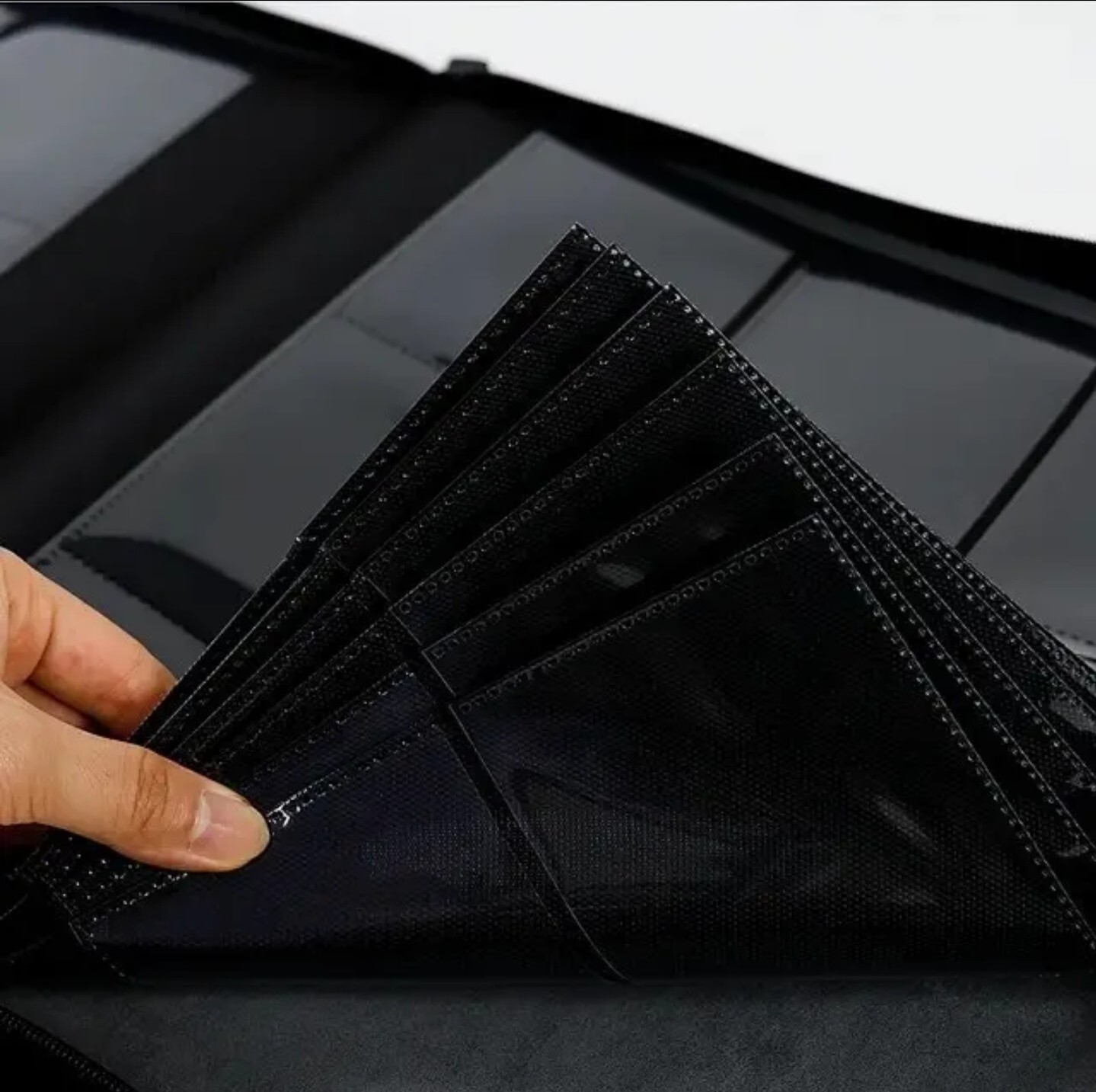 TopLoader Zipper Card Binder | SIDE LOADING | 252 Cards | 9 Pocket | 14 Pages