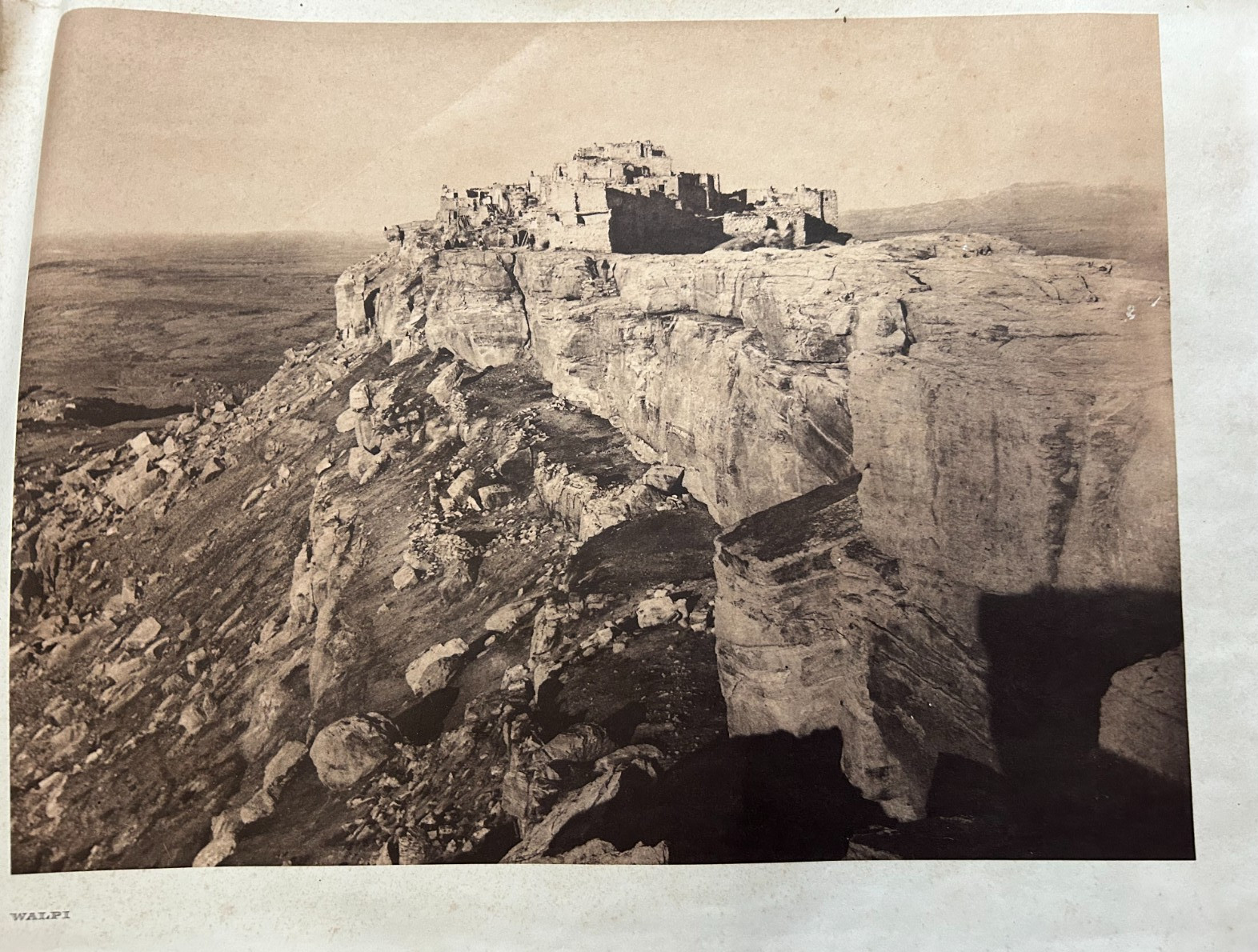 Edward S Curtis - Original Photogravure 14.5 X 18"  Hopi Walpi Village