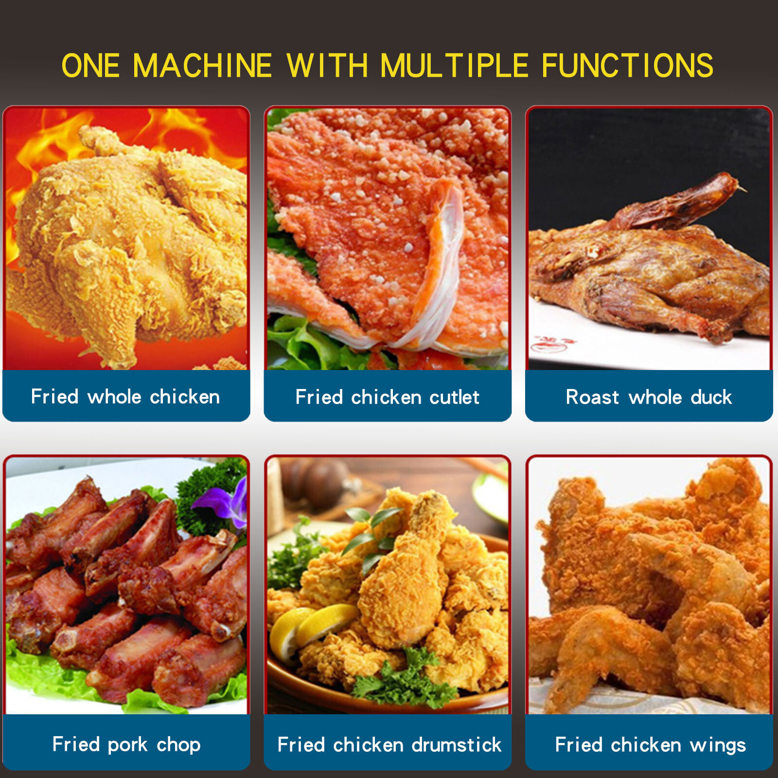 Kolice Commercial 25L Natrual Gas(LNG) Pressure Deep Fryer with Oil Filtration