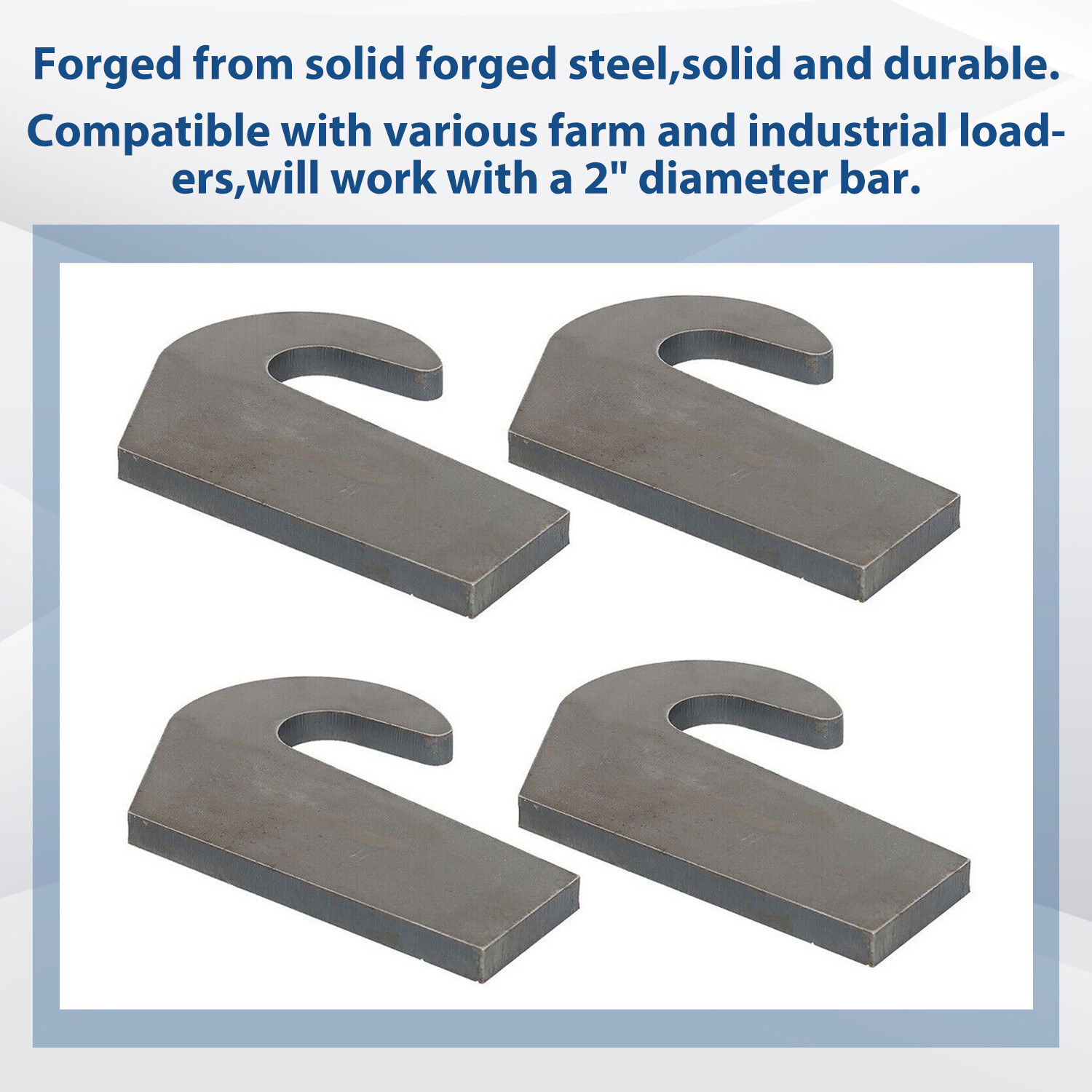 Welding On Mounting Brackets For Pin Type Over The Bucket Loader Pallet Forks