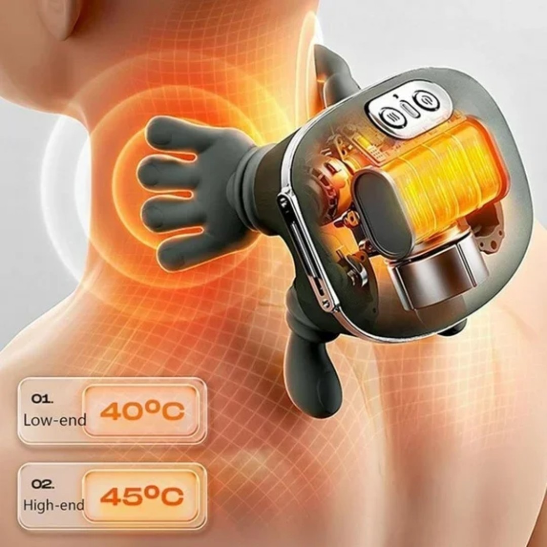 The Handiva Massager with Heat Neck Massagers, Deep Tissue 3D Kneading Shiatsu