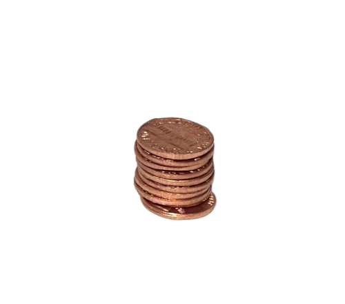 10 Set MINI PENNIES Tiny Penny Lincoln Coins For Magic Tricks Shrinking Joke