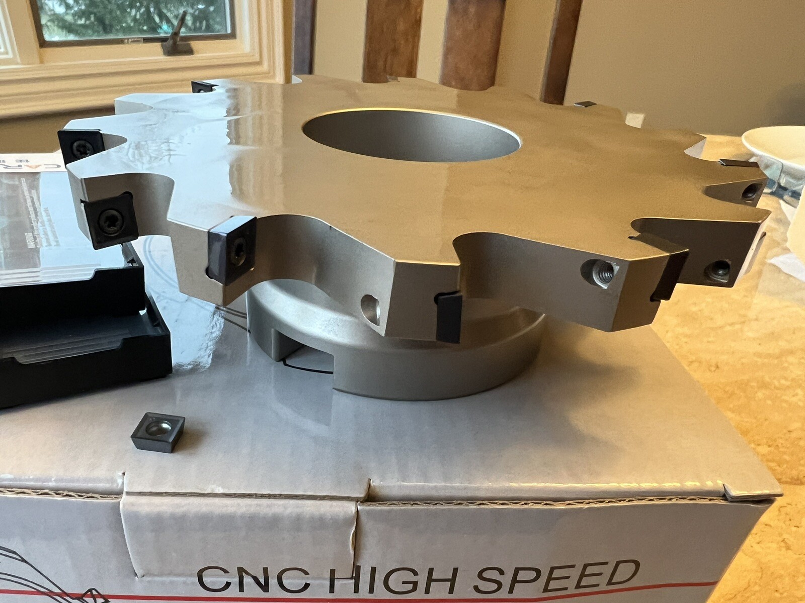 6”x1/2 Indexable Slot / Sides Milling Cutter & Extra 20 MPHT08 Inserts 506-SLOT