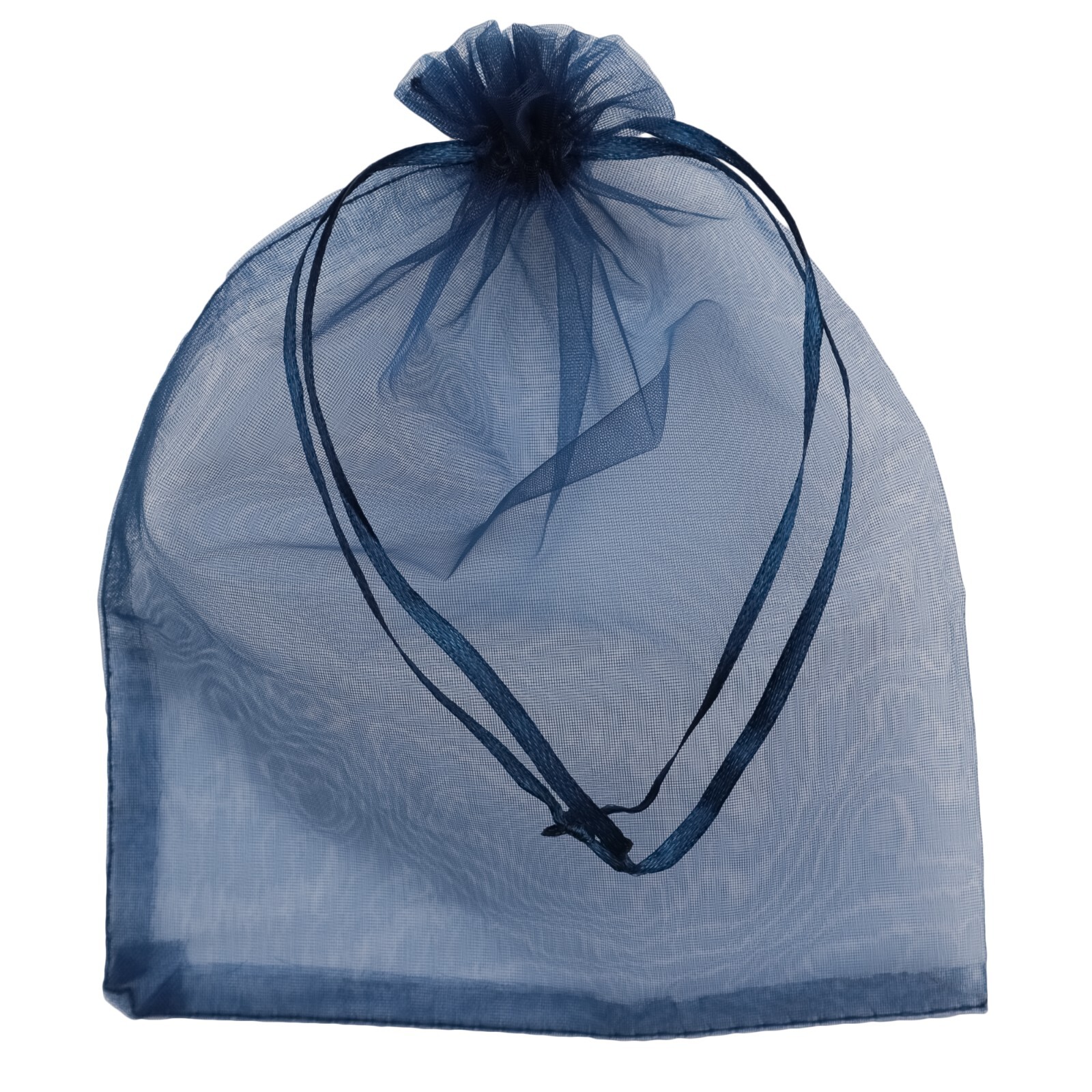 Navy Blue Organza Gift Bags Wedding Party Favor Jewelry Pouches 20/50/100