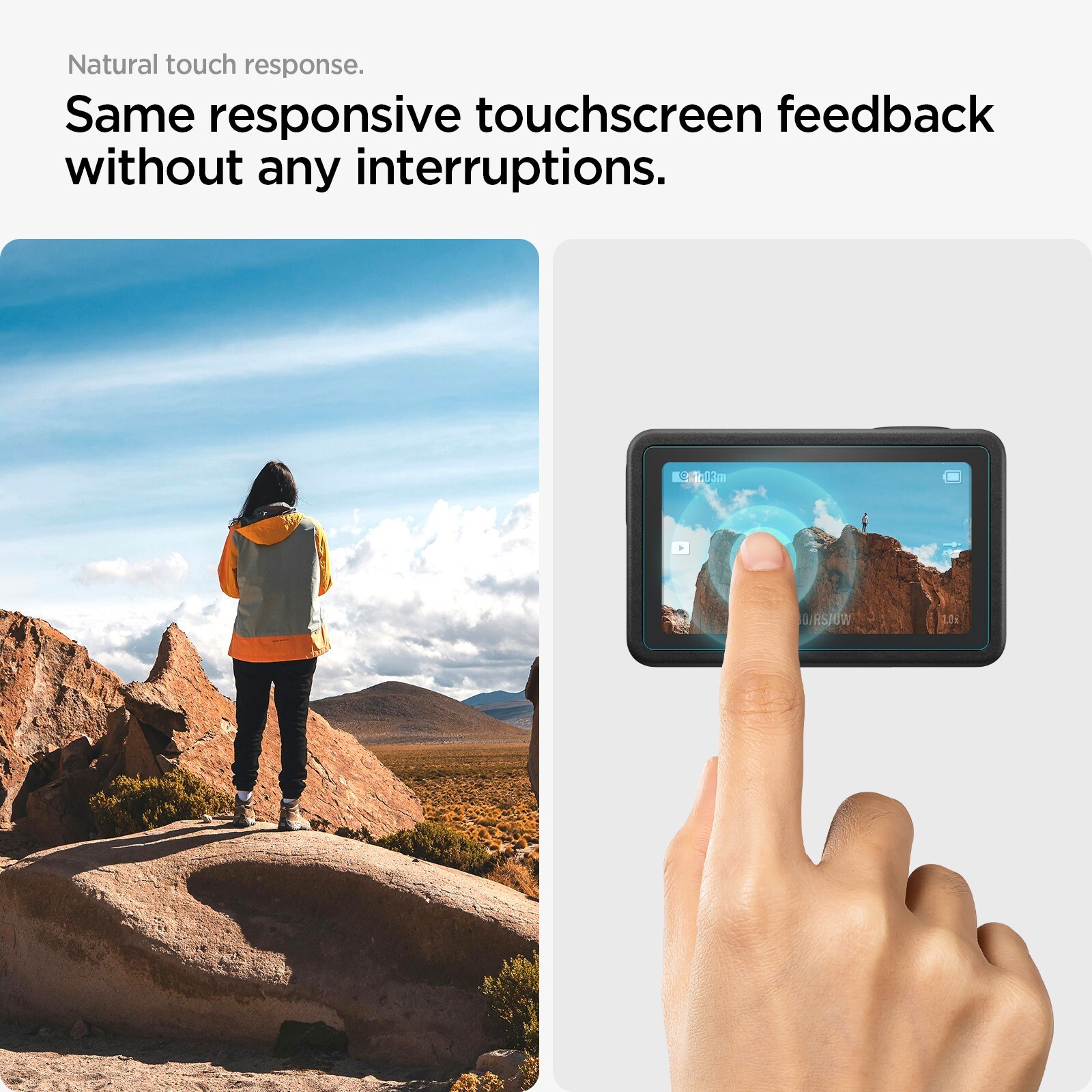 For DJI Osmo Action 5 | Spigen Glas.tR SLIM Screen Protector Multi Pack