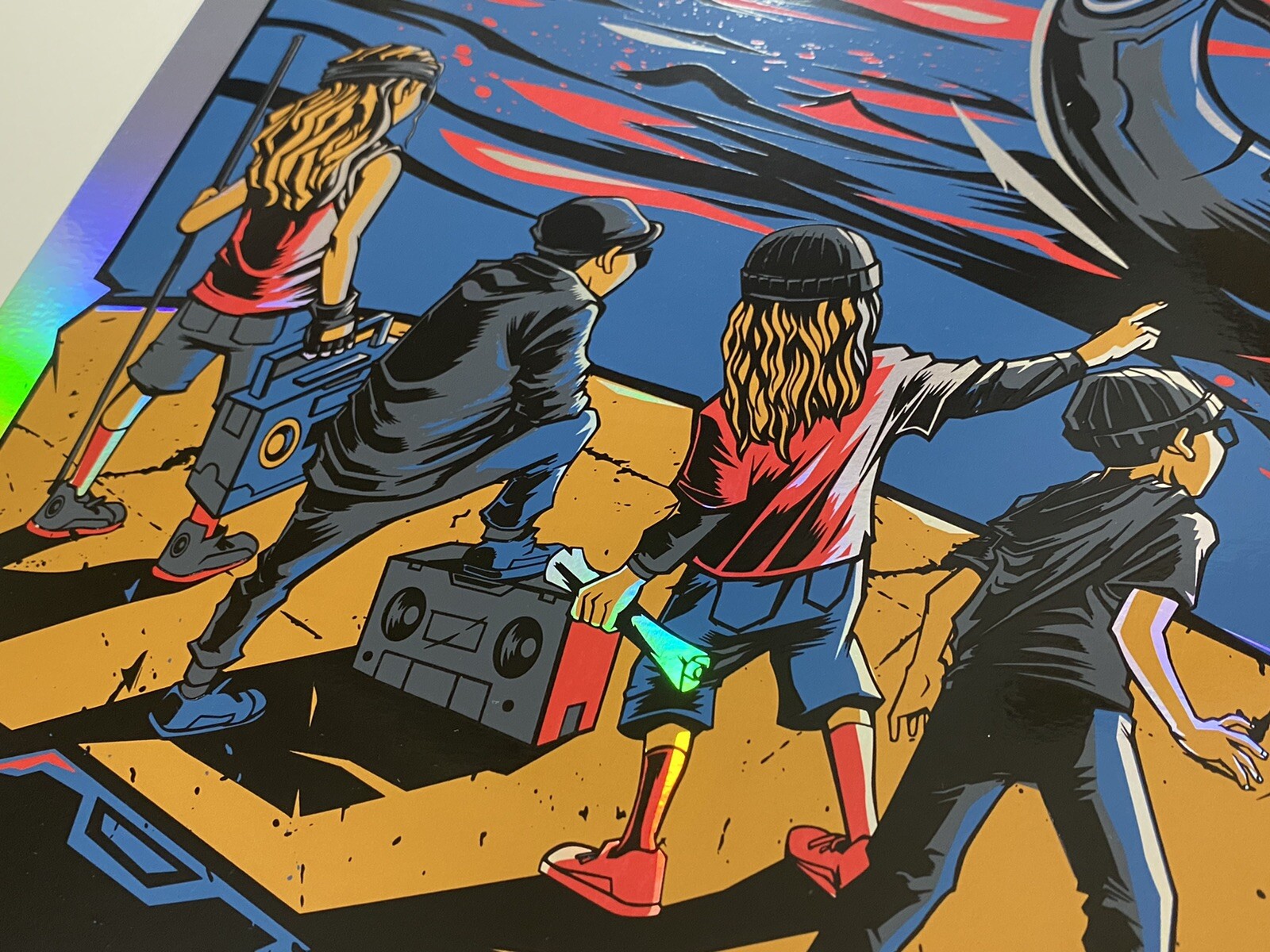 Dirty Heads Poster Cali Vibes 2/18/23 Rainbow Foil Silkscreen Official S/N X/10!