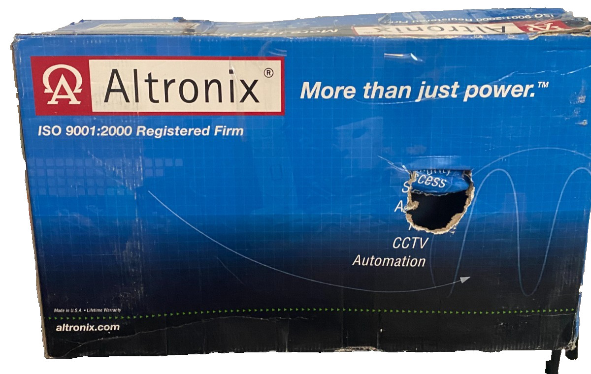 ALTRONIX Power Supply 8PTC 6-15VDC @ 4A Rack: Power Supply, 115V AC R615DC8ULCB