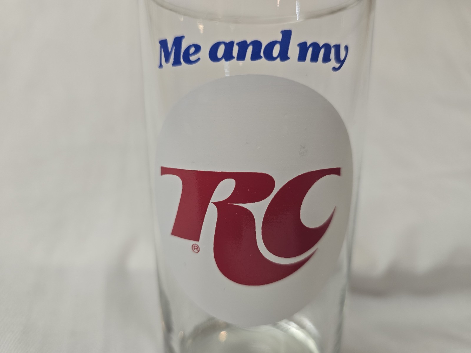 Vintage Royal Crown Me And My RC Drinking Glass