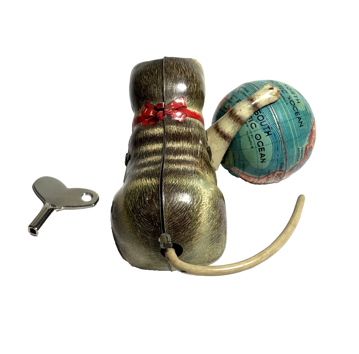 2 VTG Tin Lithograph Wind Up Toys W. German 1950-1960 Good working order, 1 key