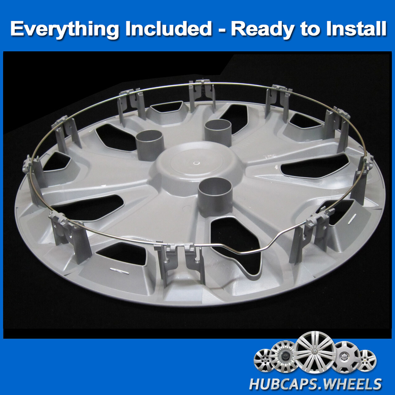 NEW Hubcap for Ford Transit 150, 250, 350 2015-2022 Premium Replica 16" Silver