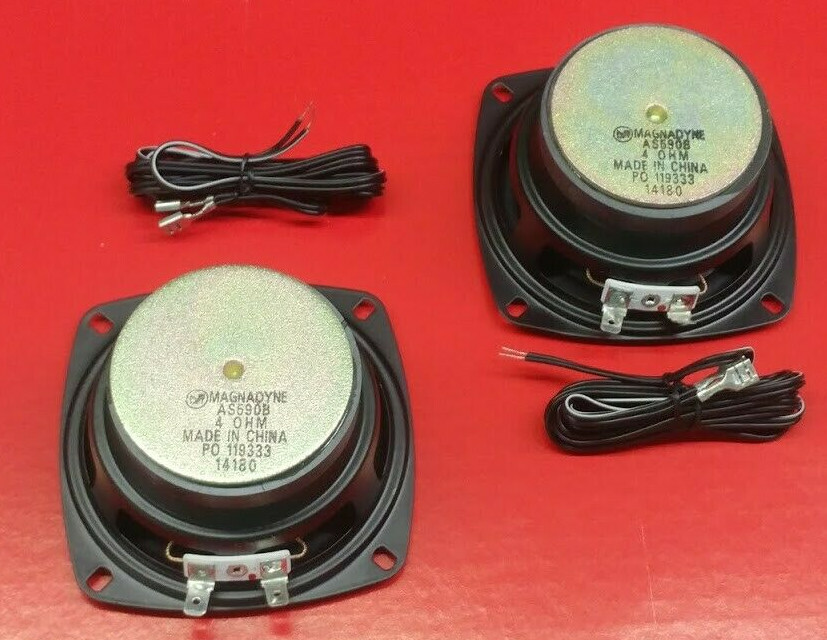 (PAIR) 25 watt 4" radio REAR SPEAKERS - GL1500 Honda Goldwing GL 1500 Gold Wing