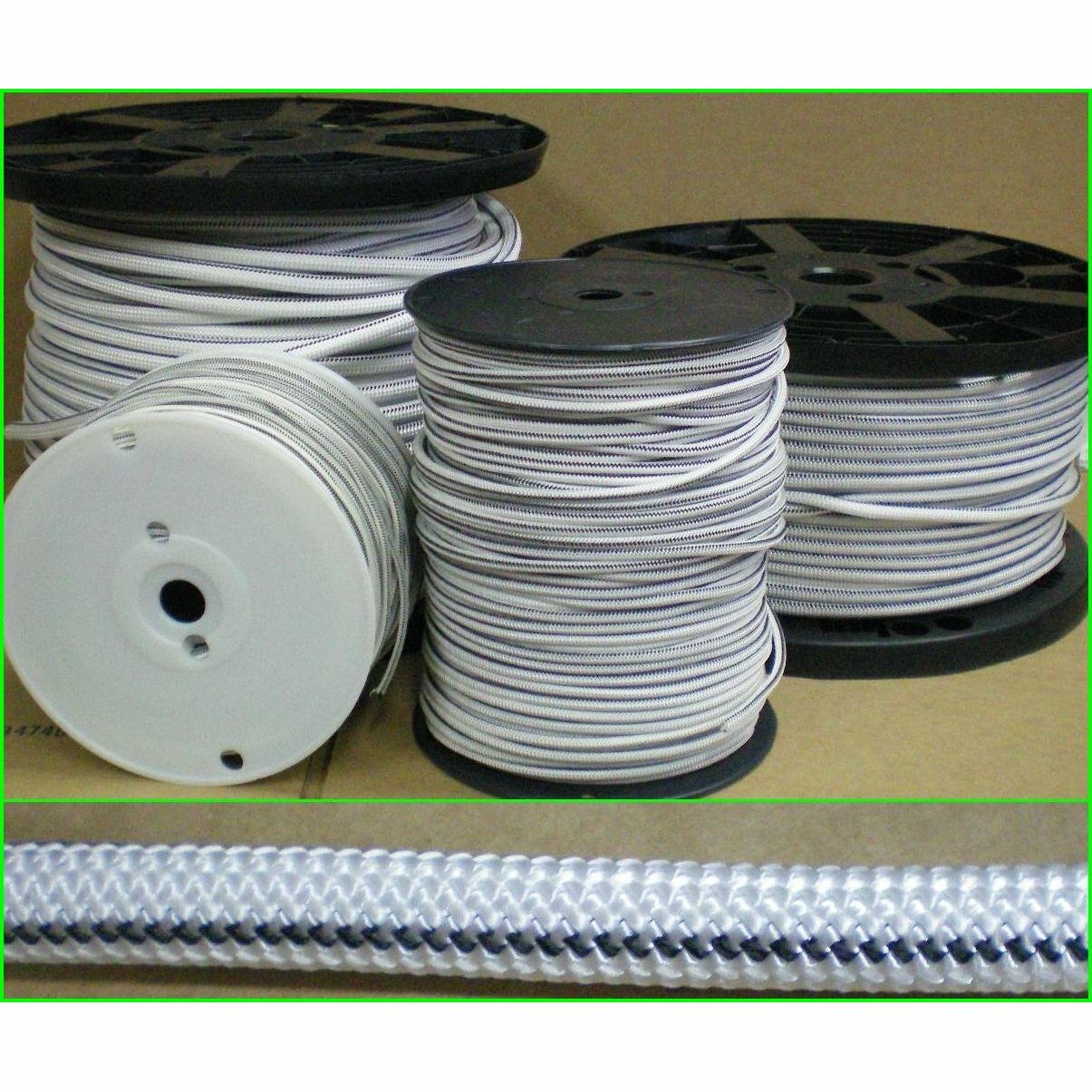 Bungie Nylon coated rubber rope shock cord 1/8 3/16 1/4 3/8 1/2 Bungee Stretch