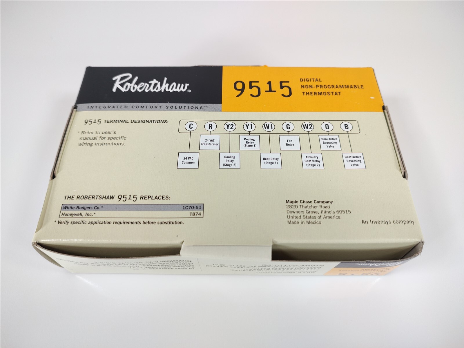 Robertshaw 9515 Non-Programmable Thermostat