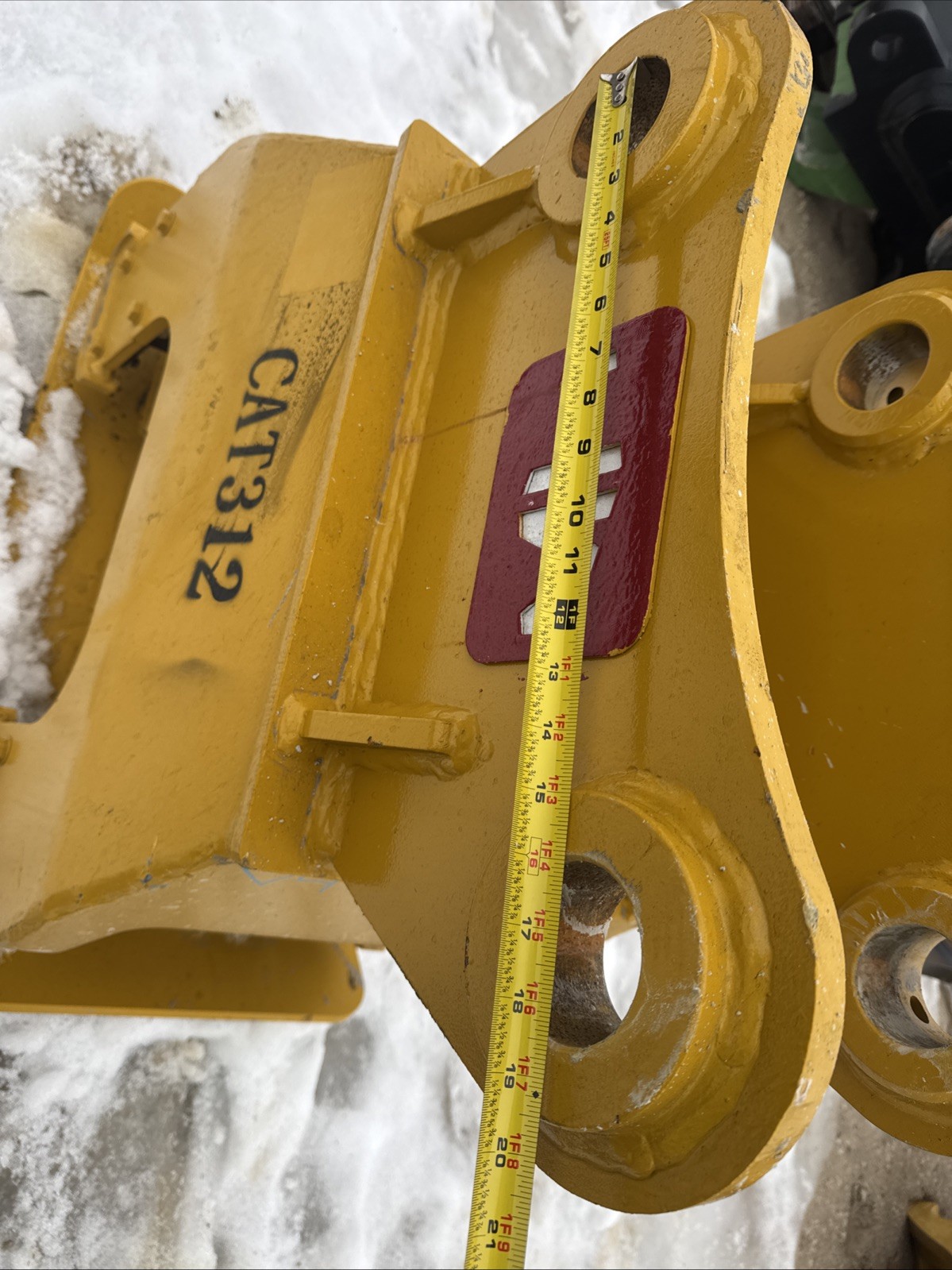 Cat 312 Excavator Plate Compactor Hydraulic New 65 Mm Pin