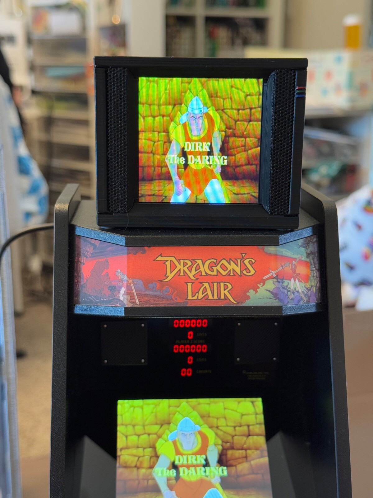 3.5” HDMI TV for New Wave Toys Replicade Dragons Lair - Version 2