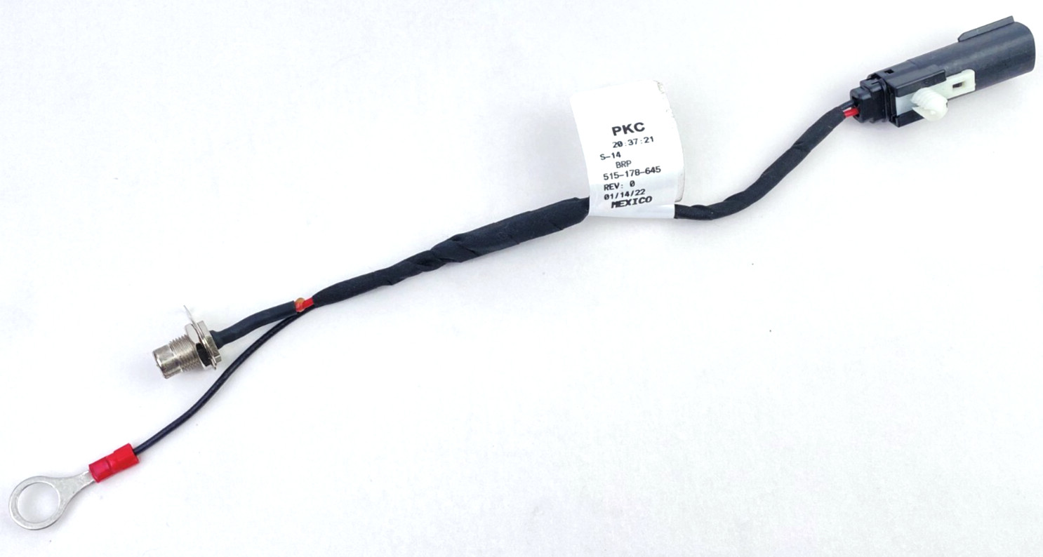 NEW - OEM Ski-Doo REV Gen4 Heated Visor Wiring Plug Harness 515178645