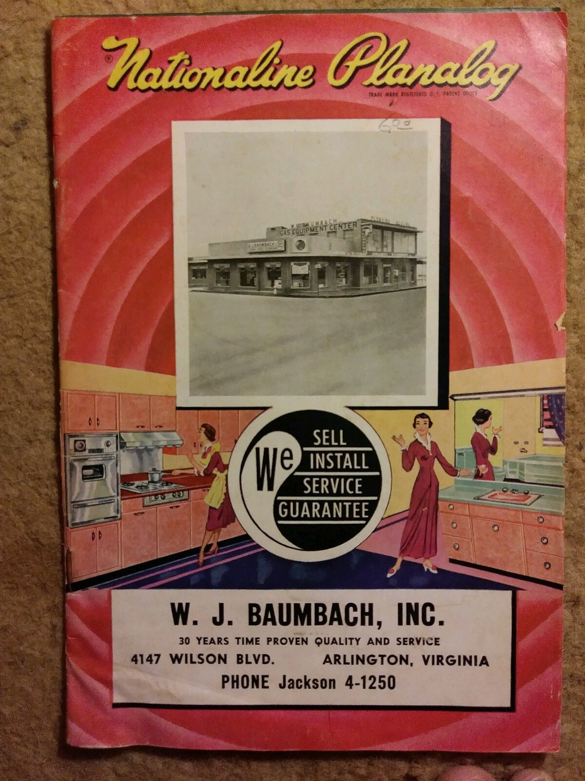 Vintage Nationaline Planalog catalog (35 pg) by W.J. Baumbach