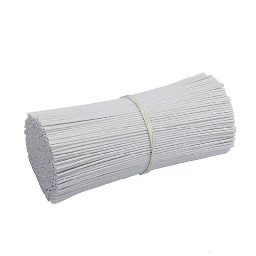 Plastic Twist Ties for Bags,4.7 Inch Cable Bread Ties 500 pcs White 500pcs