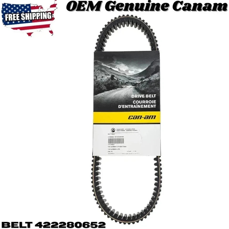 OEM Can-Am BRP Belt 422280652 for Maverick X3 Turbo RR 200HP High Performance US