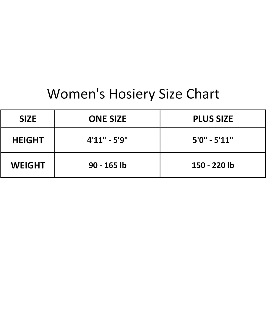 Brand New Plus Size Opaque Striped Tights Music Legs 7471Q