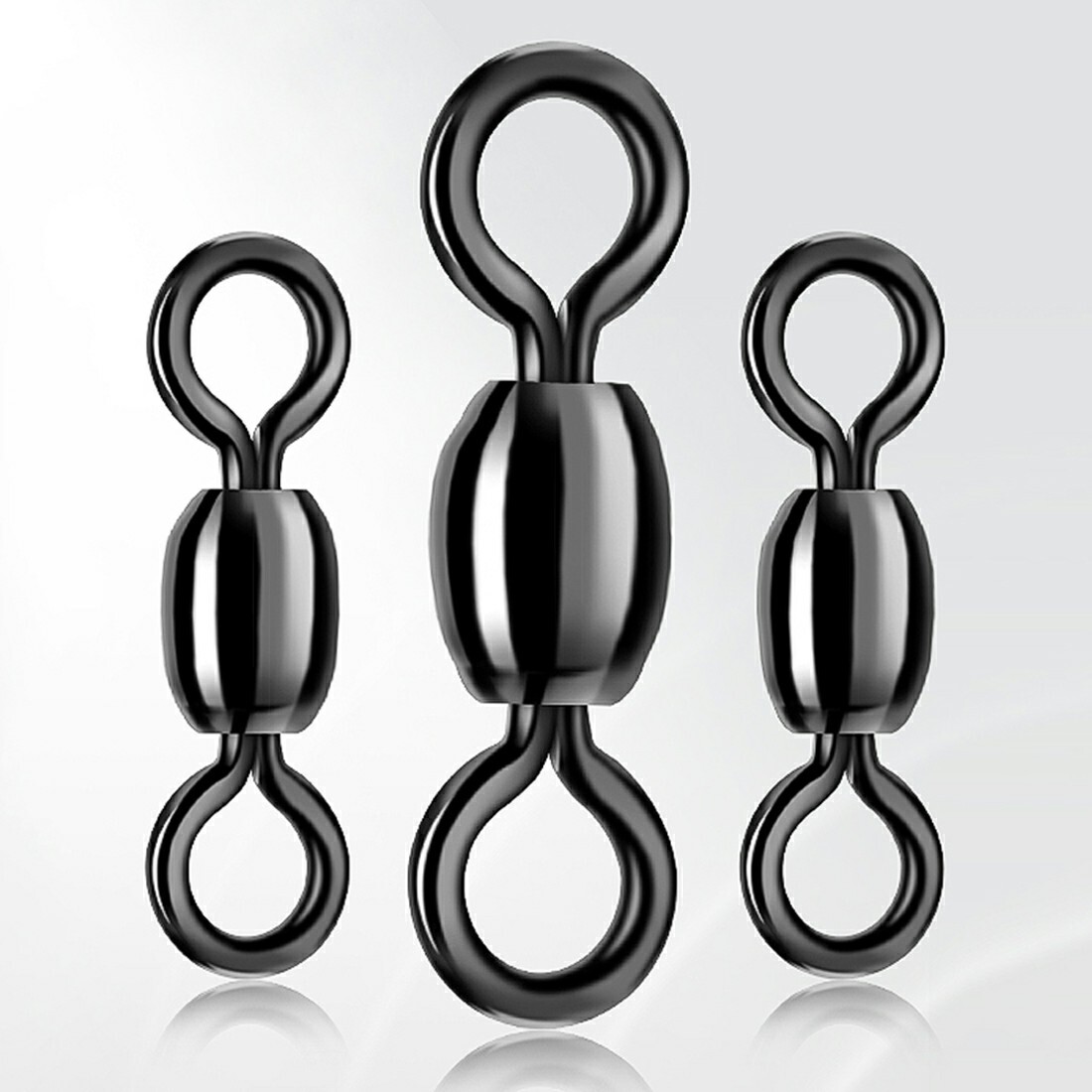 Heavy Crane Swivels 50~200Pcs Swivels Fishing Tackle Fishing Line Hook Connector