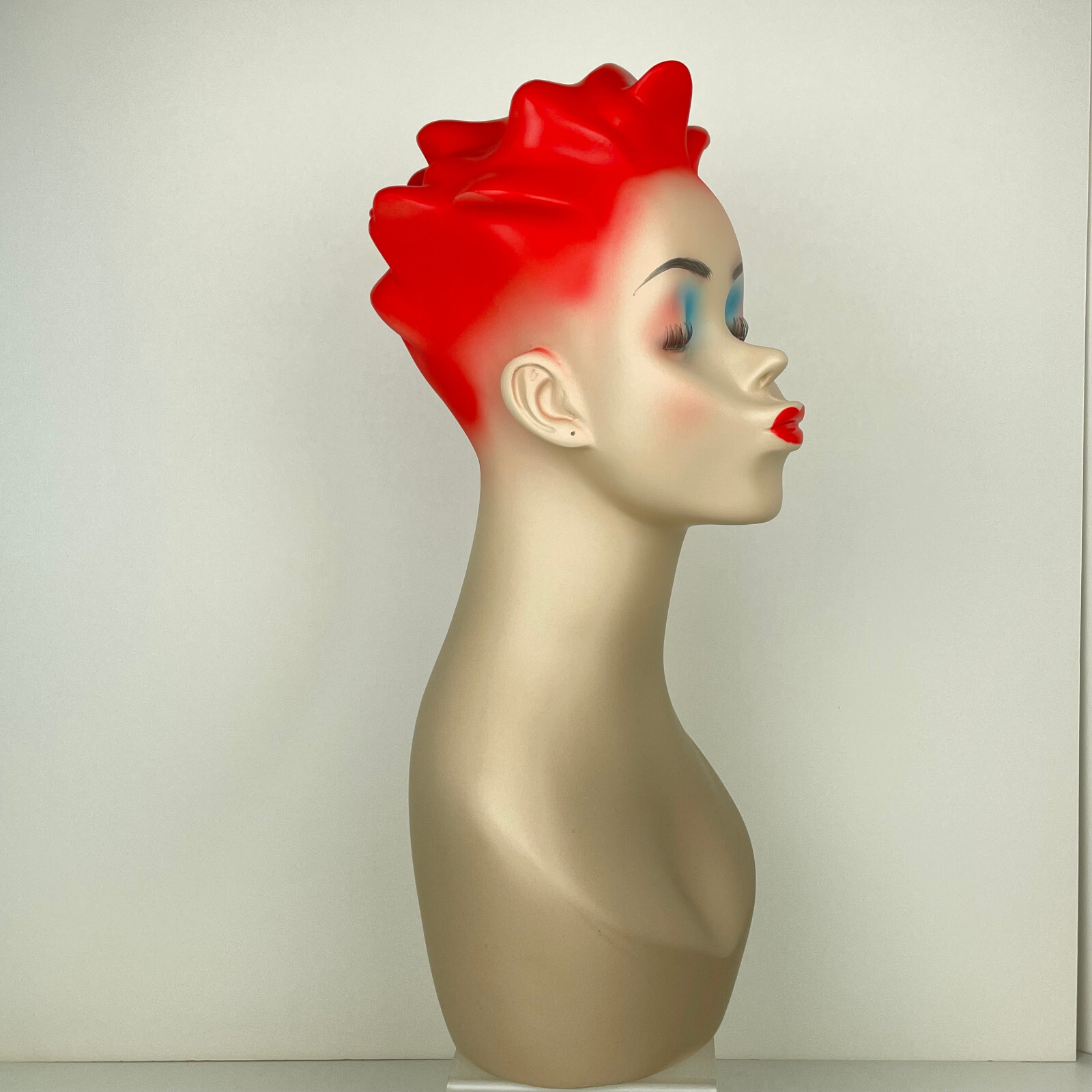 Mannequin Head Female with Red Hair 