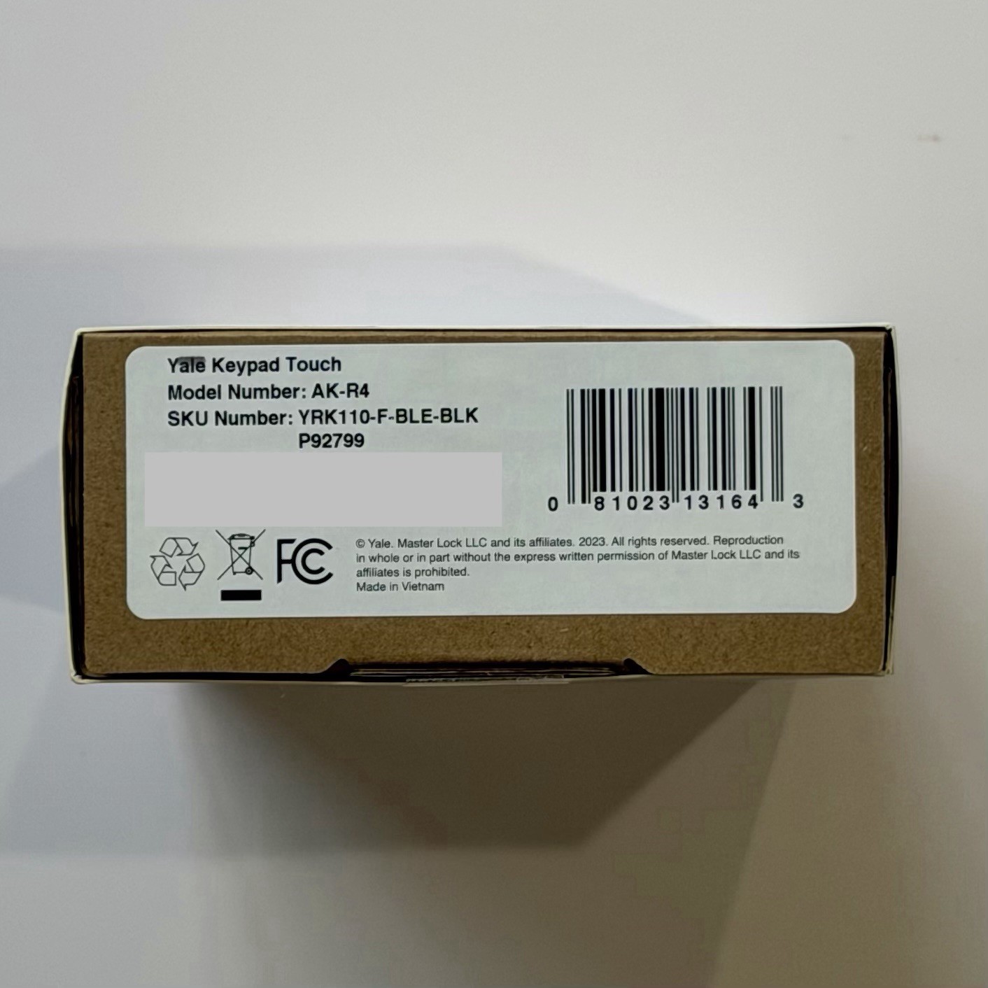 NEW Yale Keypad Touch Door Lock, Keyless Entry, Pin Code Fingerprint