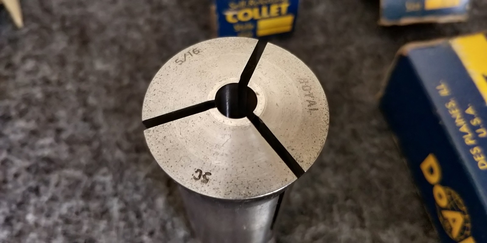 DoALL (Royal) 5C Round Collet Set 10 piece 3/16 - 1"