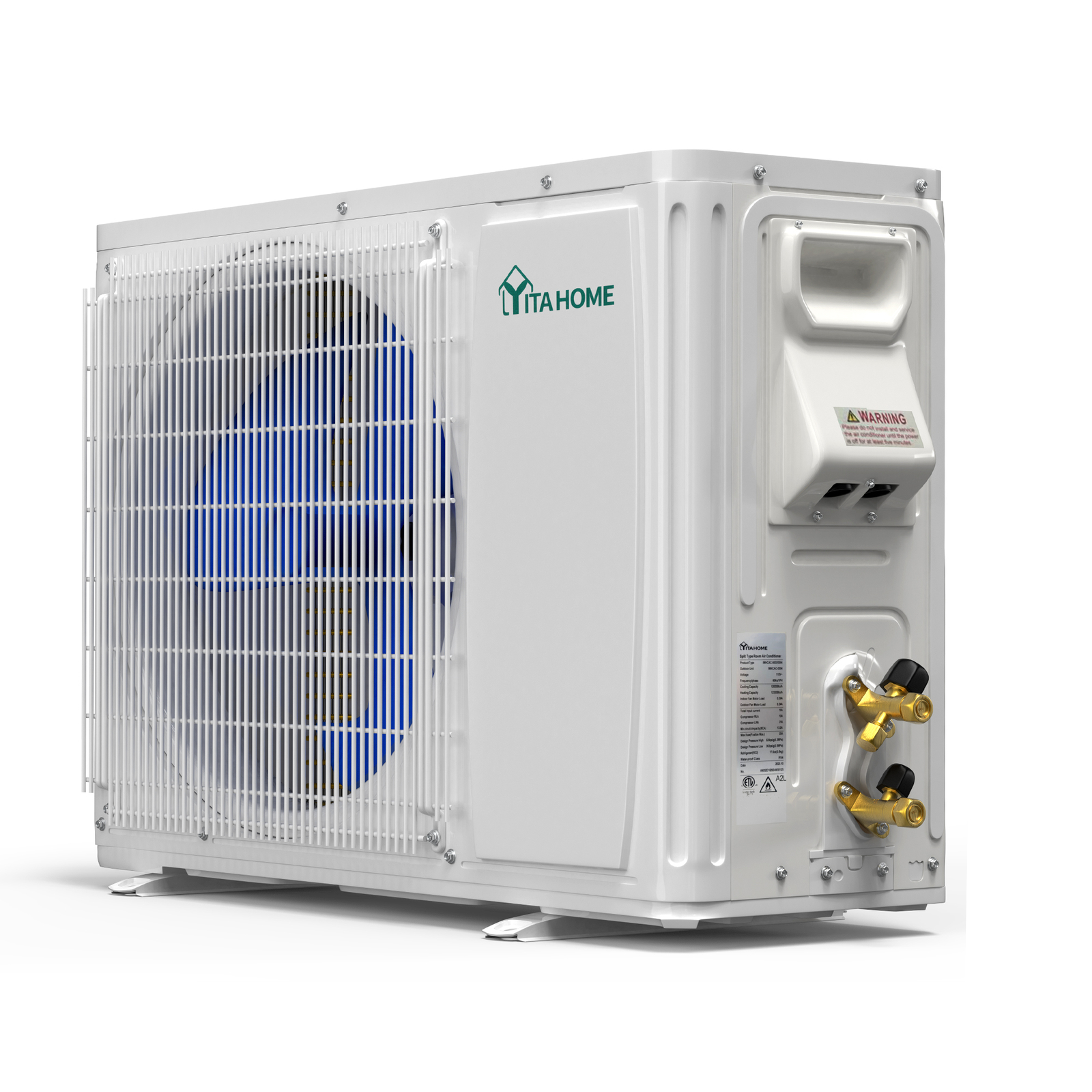 18000 BTU Mini Split Air Conditioner Heat Pump System 208-230V Ductless AC Cool