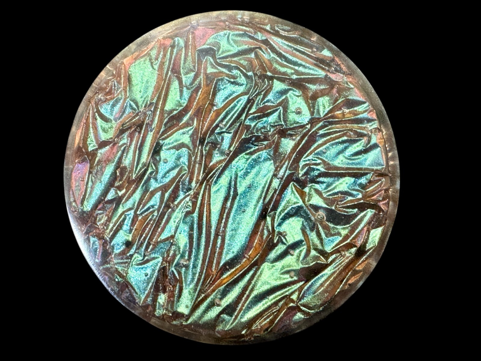 Handmade Crushed Velvet Silicone Inlays For Resin Set of 4