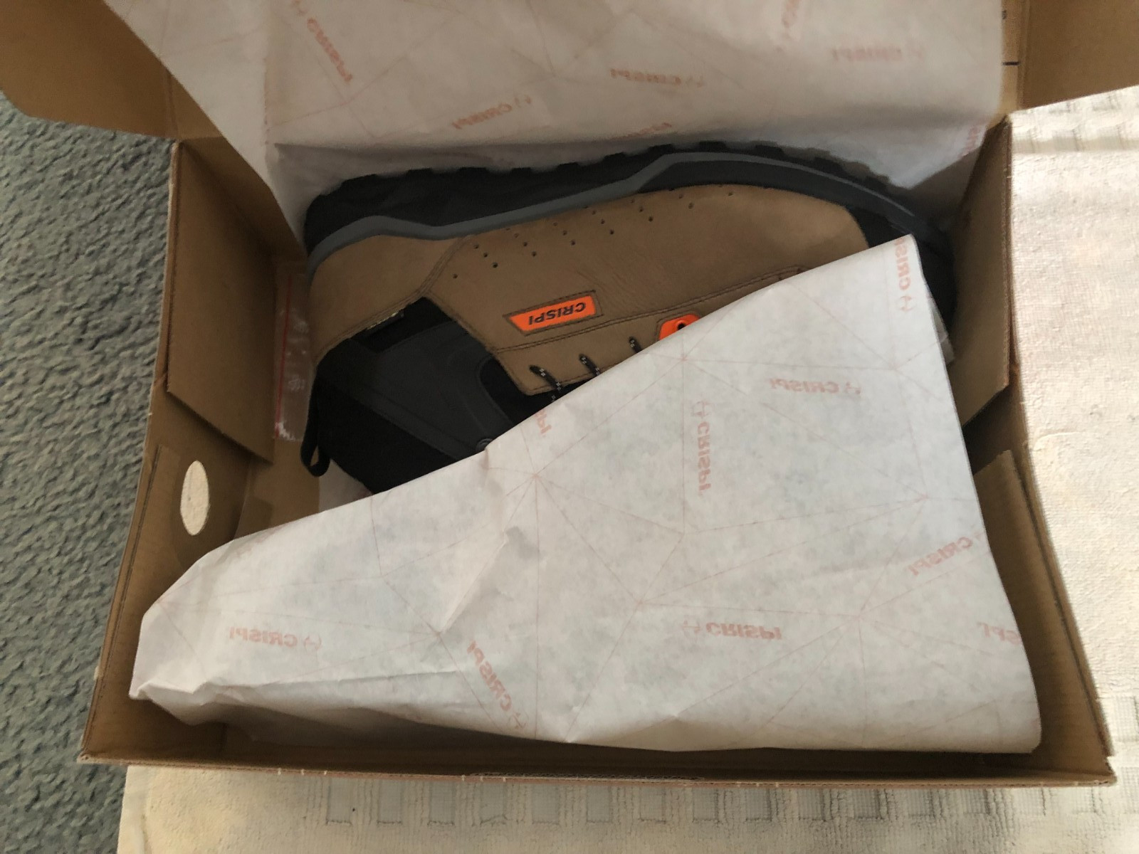 New Crispi Attiva MID GTX Brown Orange Men’s Boots Size 10.5 LW2320 4207