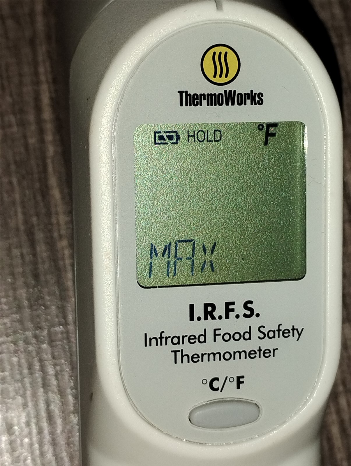 ThermoWorks I.R.F.S. Digital Infrared Food Safety Thermometer Tested And Works