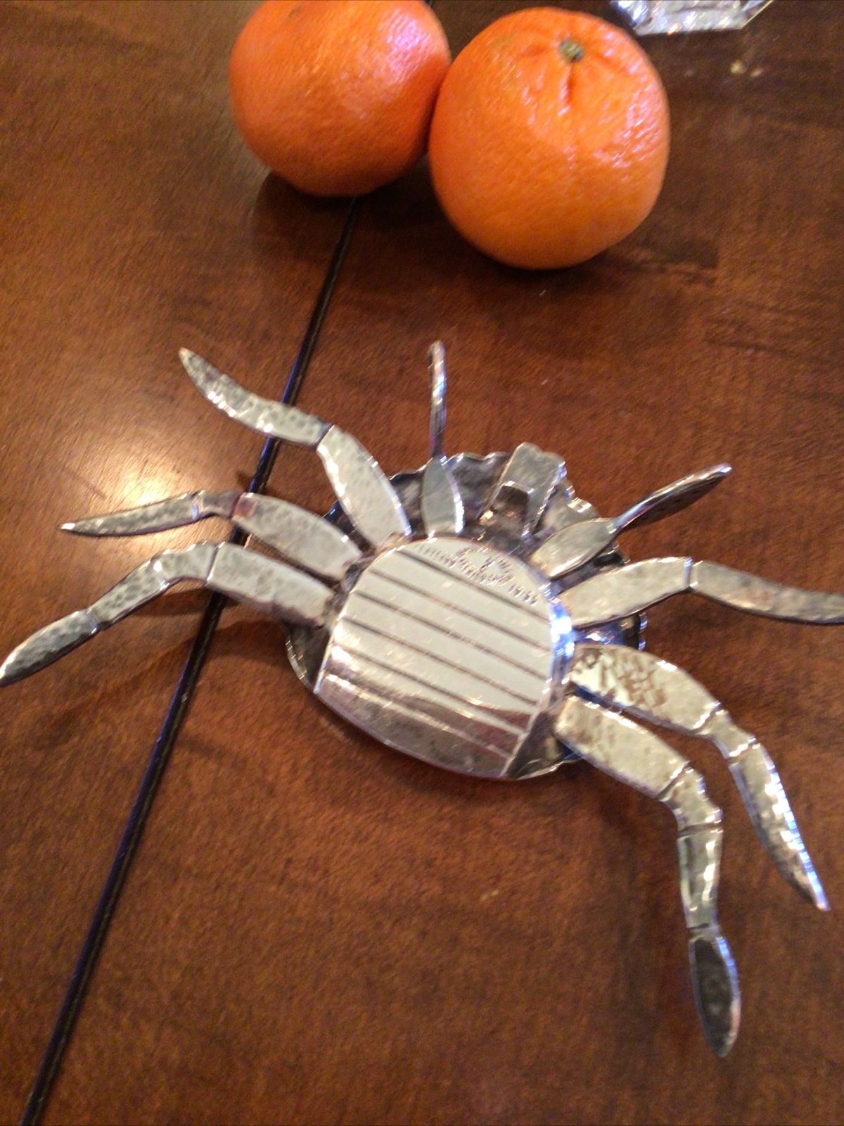 LARGE EMILIA CASTILLO CRAB BOTTLE OPENER NEIMAN MARCUS SILVER 6" WONDERFUL!