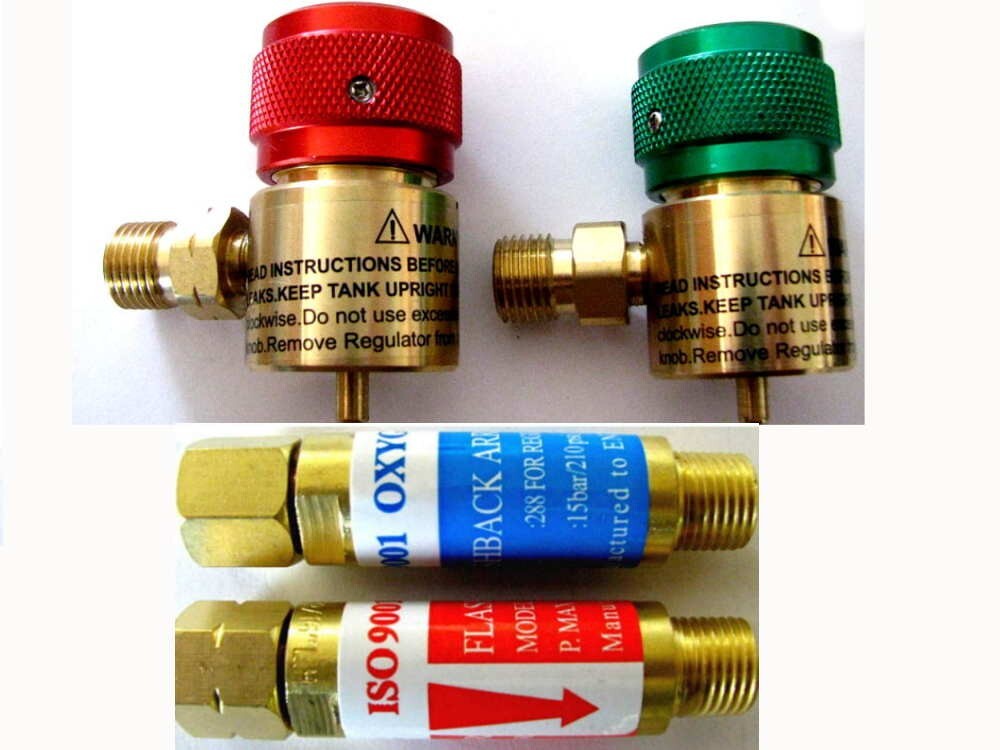 Jewelers Little Torch Regulators & Arrestors, Fits disposable tanks, Smith TYPE