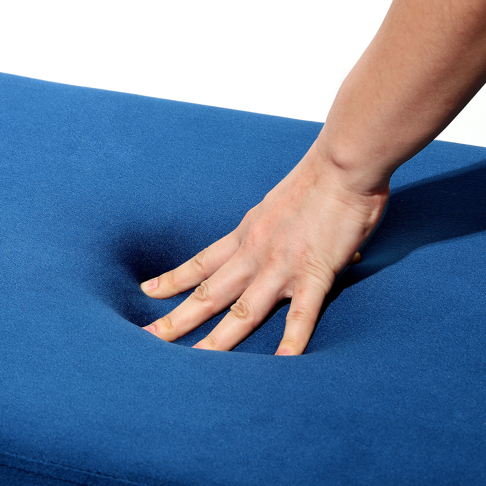 Modern Storage Bench Ottoman Velvet Upholstered Storage Seat in Entryway Bedroom