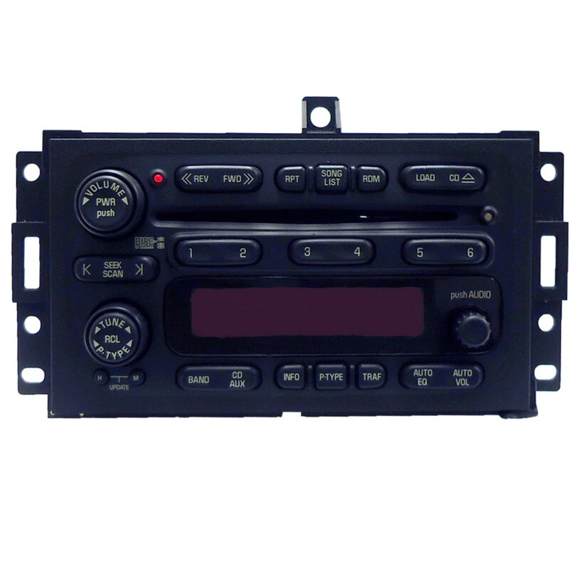 GMC CHEVY SIERAA SILVERADO 6 DISC CHANGER CD RADIO REPLACEMENT LIGHT BULBS