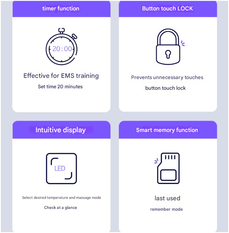 Ergobody Shape EMS Abdominal Massage Belt Enhance Core Stability Waist Trimmer