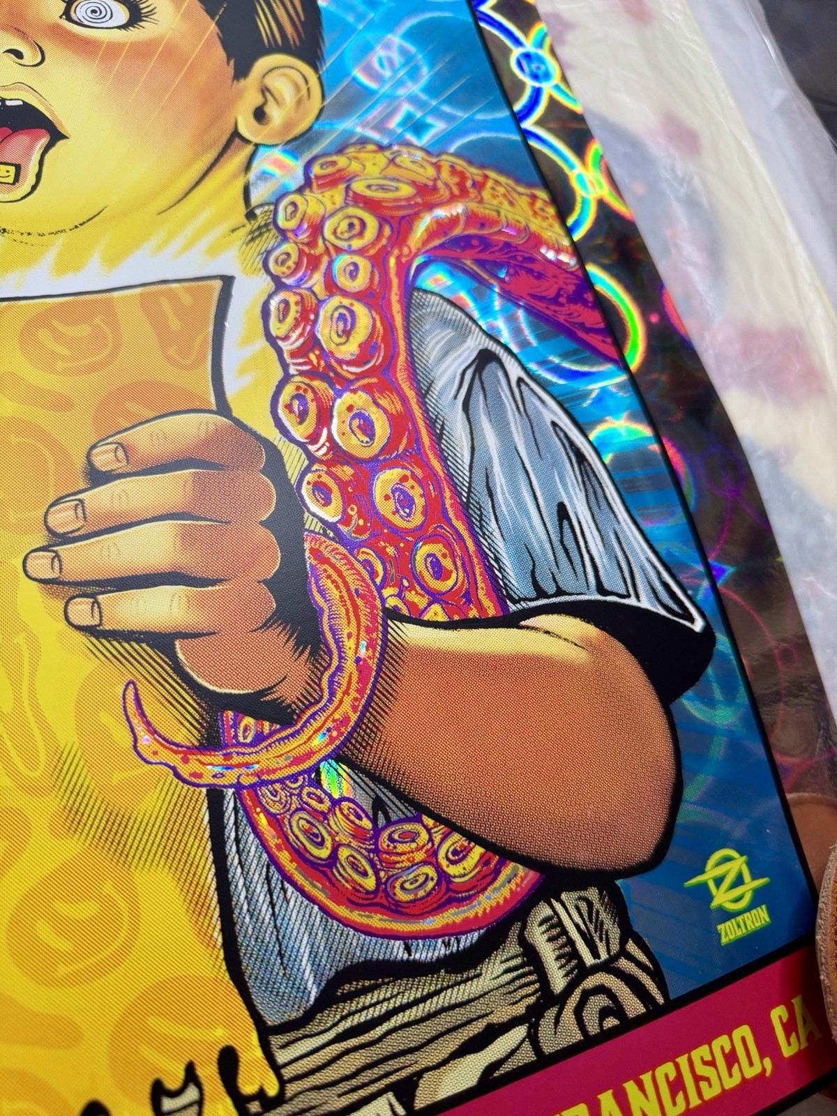 Zoltron TRPS HOLOFOIL Poster Festival of Rock Posters 2024 San Francisco AP/40