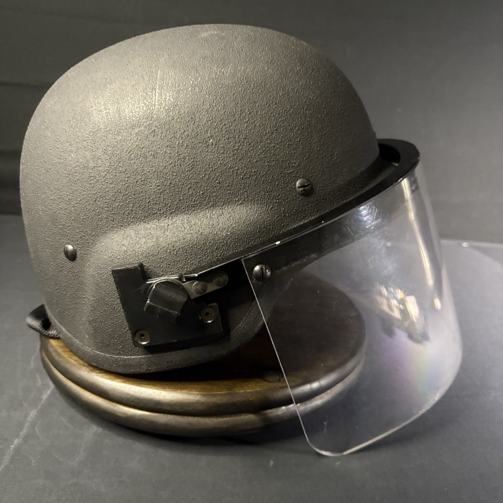 Bullet Proof 3A IIIA Helmet Size Large USA Made Removable Face Shield