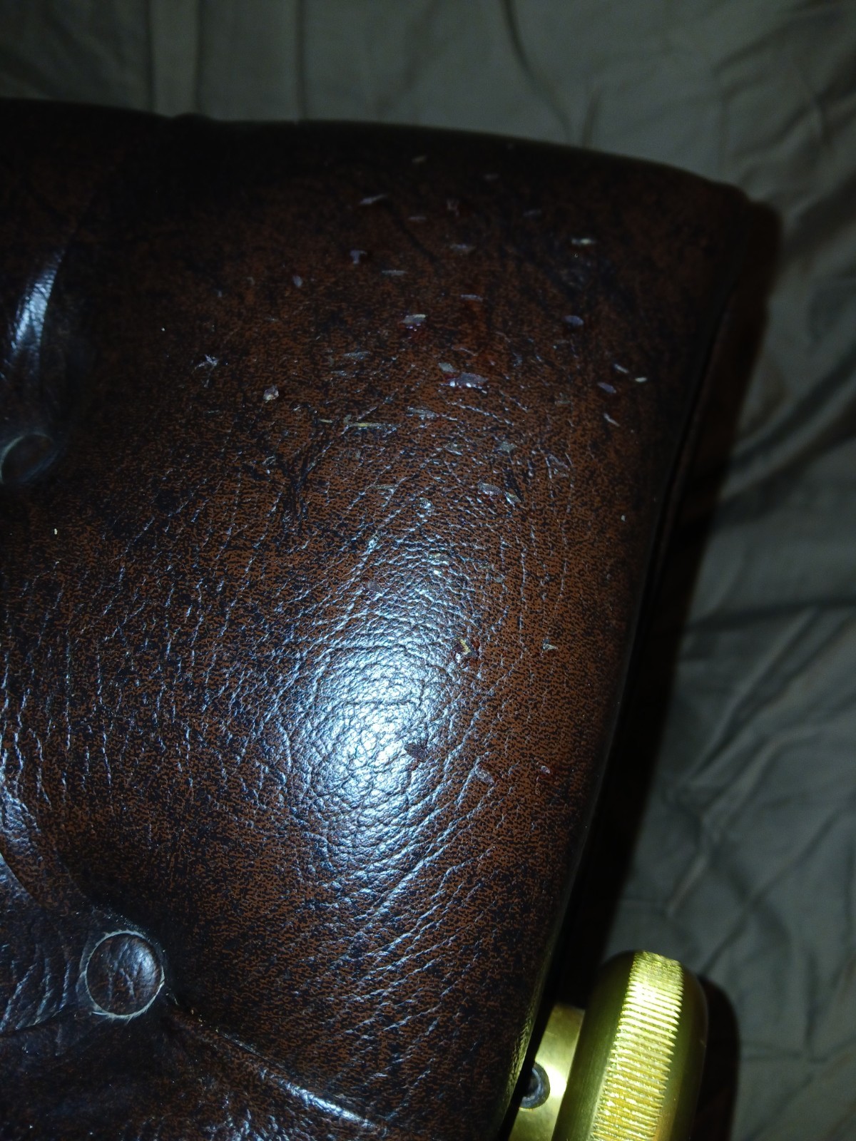 Vintage Piano Adjustable Leather Bench made in Germany free shipping