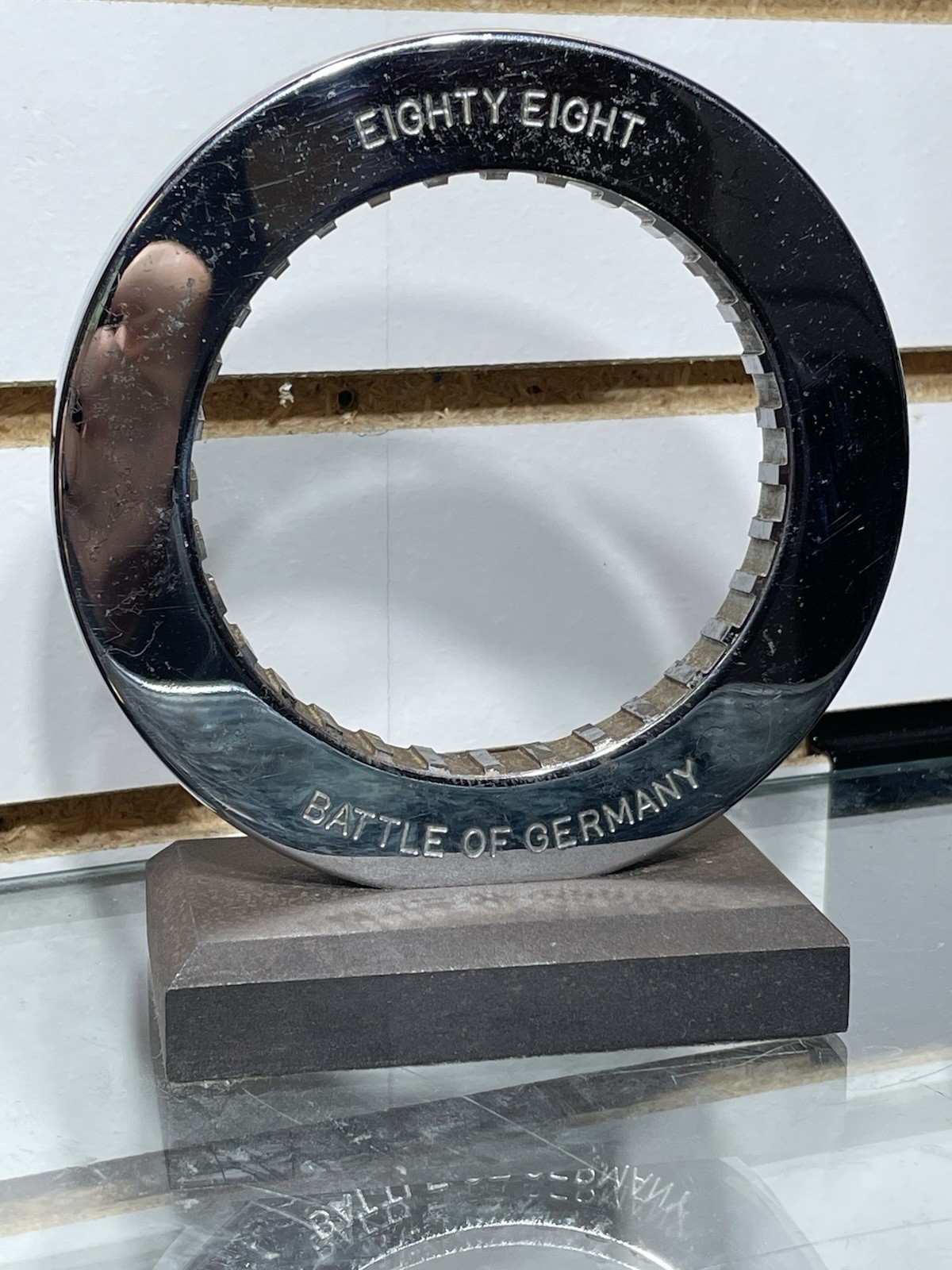 Vintage WW2 Barrel section of German 8.8 Flak Gun - Trench Art Battle of Germany