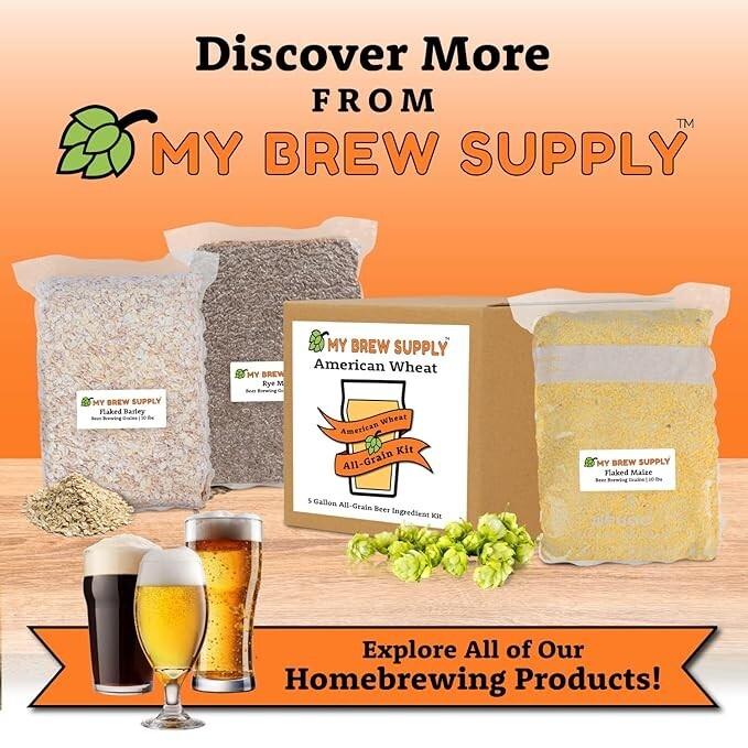 Flaked Wheat 10 lbs Bag - Beer Making and Distilling