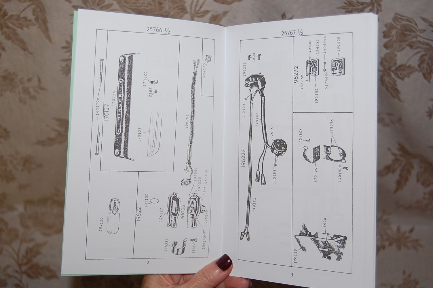 Illustrated Parts Manual to Service and Adjust Singer 301 & 301A Sewing Machines