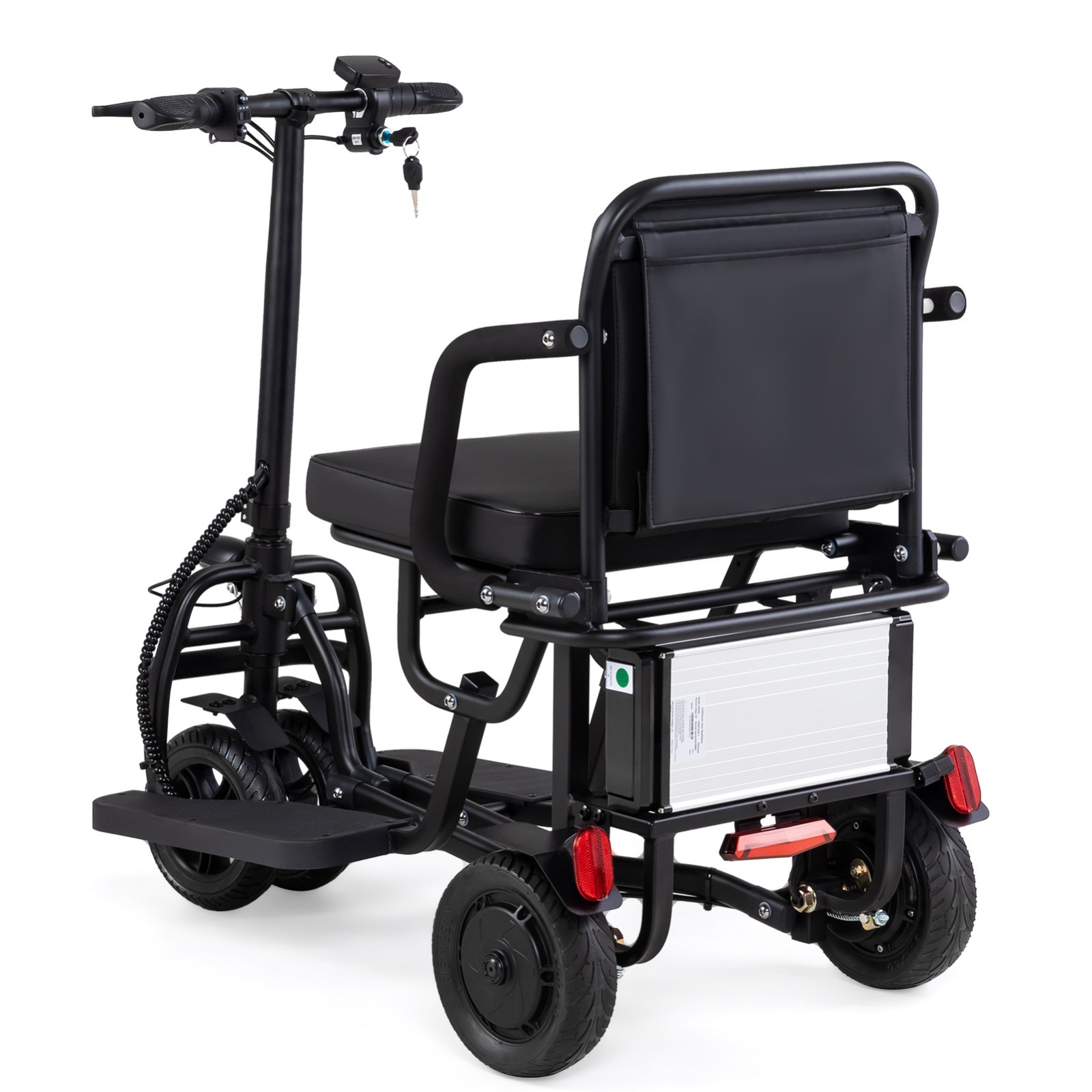 Lightweight Mobility Scooter, Cruise control, 300 W 20 Miles Range, Turn Light
