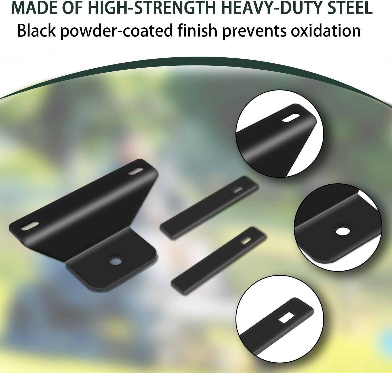 Receiver Hitch Plate for Spartan Mowers RZ Series, 1/4" Steel,(2016-2024 Models)