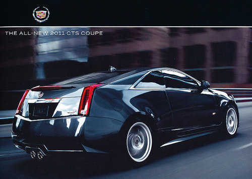 2011 Cadillac CTS-V CTS Coupe 14-page Original Sales Brochure Catalog