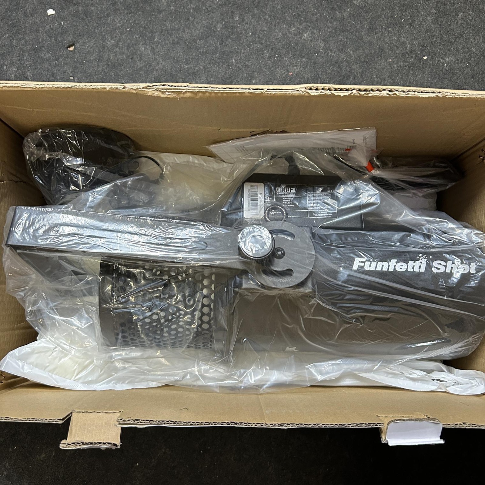 CHAUVET DJ FunFetti Shot Professional Confetti Launcher, with Wireless Remote