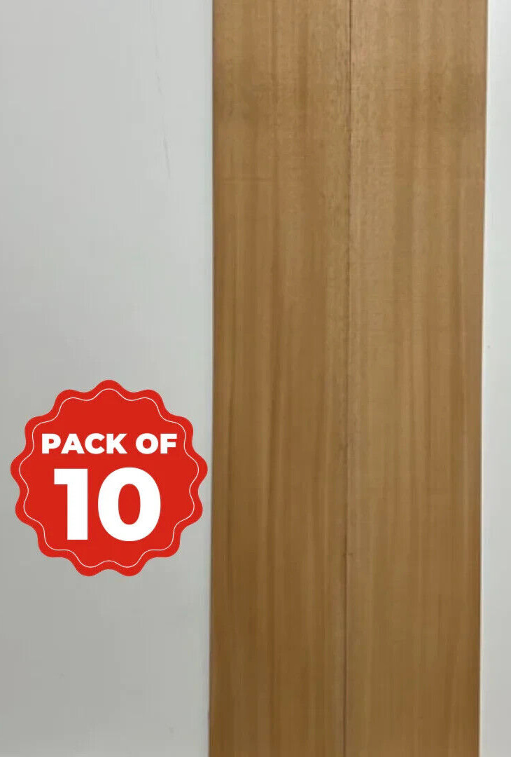 Lot of 10, Genuine Mahogany Seconds Guitar Dreadnought Sides- Free US Shipping