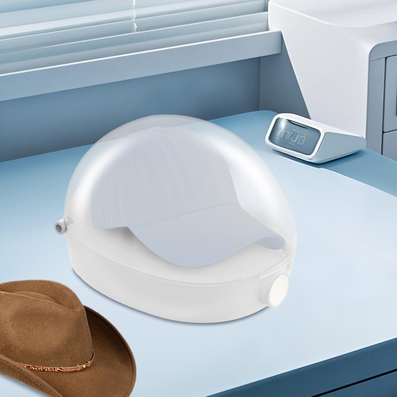 Cap Cleaner Countertop Hat Care Machine Automatic Steam Cleaning Machine 1000W