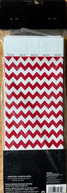 Event wristbands - All Number Sequenced, Choose theme, color & +